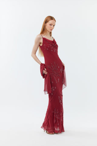 The Ruby Gown - 100% silk