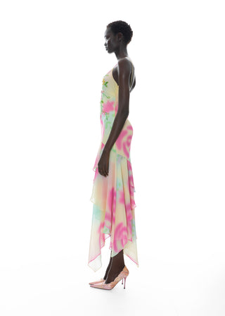 The Corelia Gown - Hand Painted Beaded Evening gown