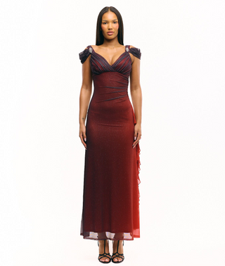 The Red Midnight Skies Gown