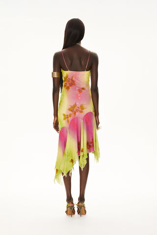 The Coral Gown - 100% Silk & Handbeaded