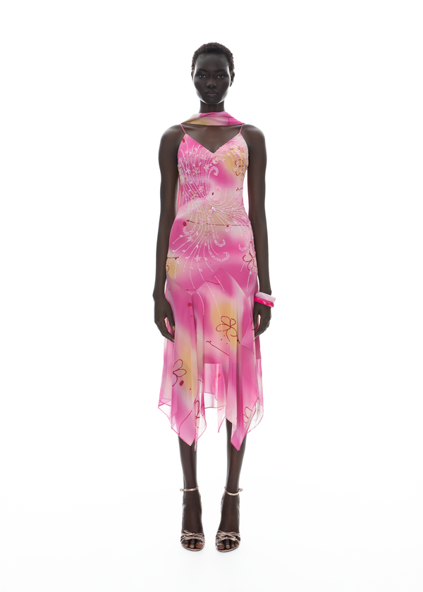 ‘The Lila’ - Hand Beaded Cocktail Dress
