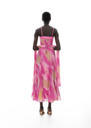 ‘The Lila’ Corset Evening Gown - Hand Beaded