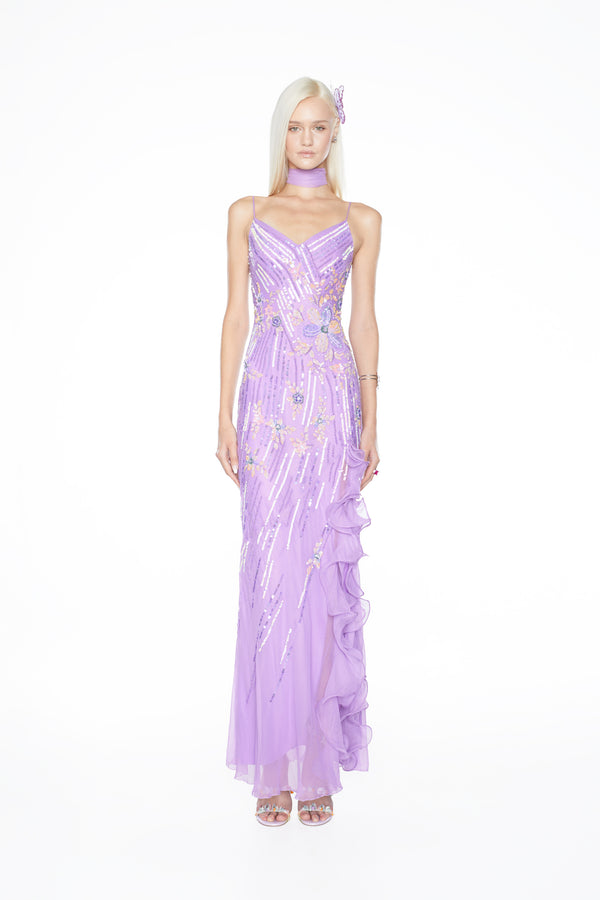 'The Gardenia Gown' - 100% Silk