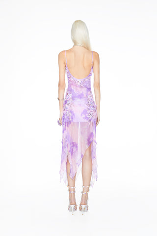 The Candy Crush - 100% Silk cocktail gown